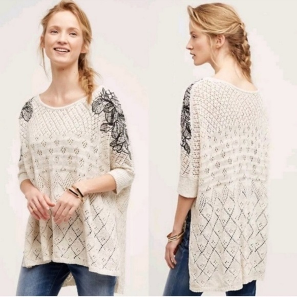Anthropologie Sweaters - Anthropologie Knitted & Knotted Tunic Sweater